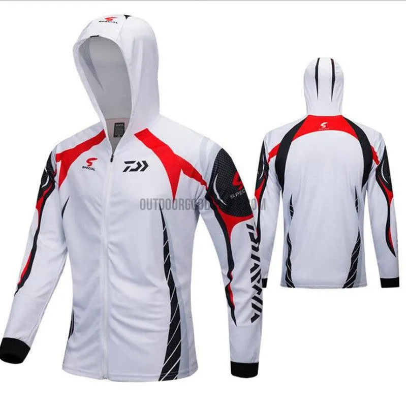 2022 Daiwa Long Sleeve Hooded Jersey Shirt Quick Dry