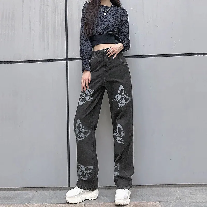 2024 Streetwear Baggy Loose Casual Trousers in Straight Style