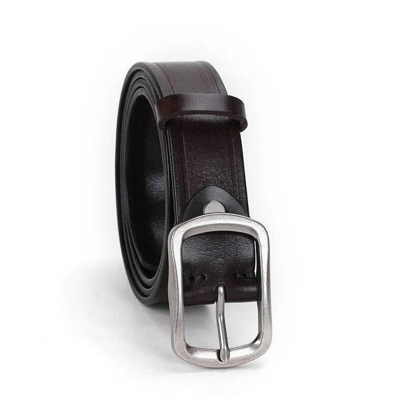 Alonso Casual Cowskin Leather Belt