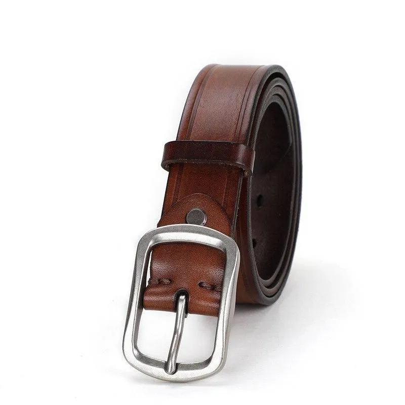 Alonso Casual Cowskin Leather Belt