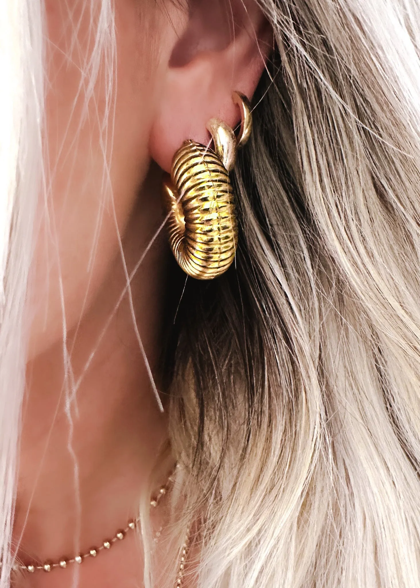 ARTEMIS WATER RESISTANT HOOP EARRING