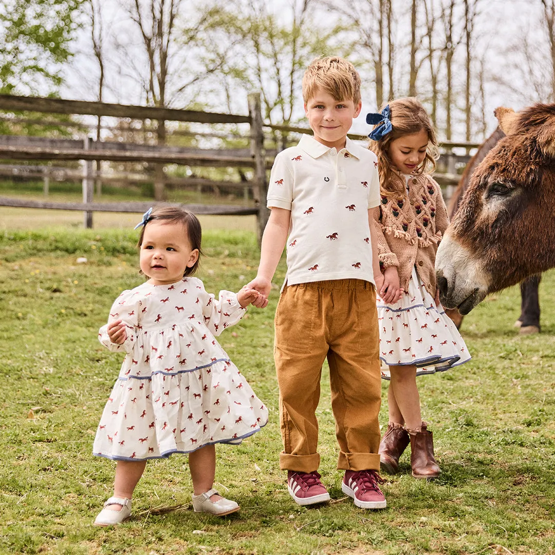 Baby Girls Julia Dress Set - Tiny Horses