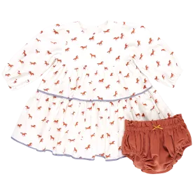 Baby Girls Julia Dress Set - Tiny Horses