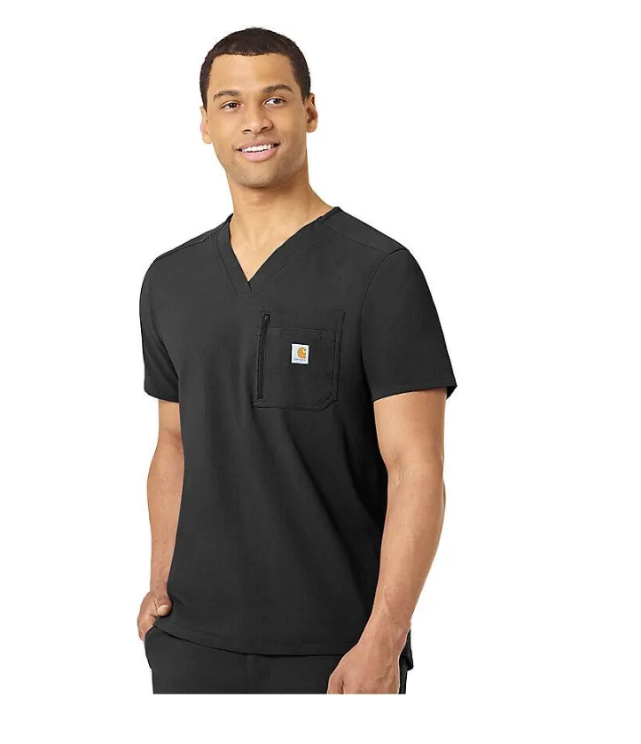 Carhartt Men's Rugged Flex® Modern-Fit Tuck-In Scrub Top