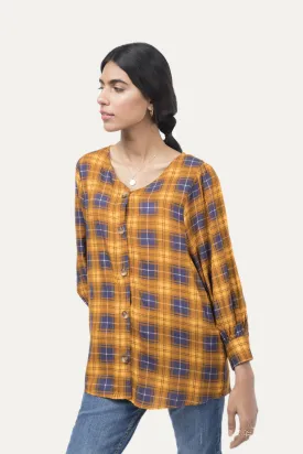 Checked Button Down Shirt