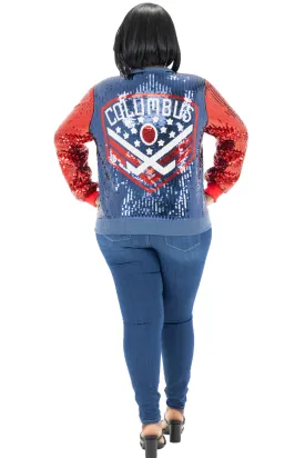 Columbus Hockey Sequin Jacket