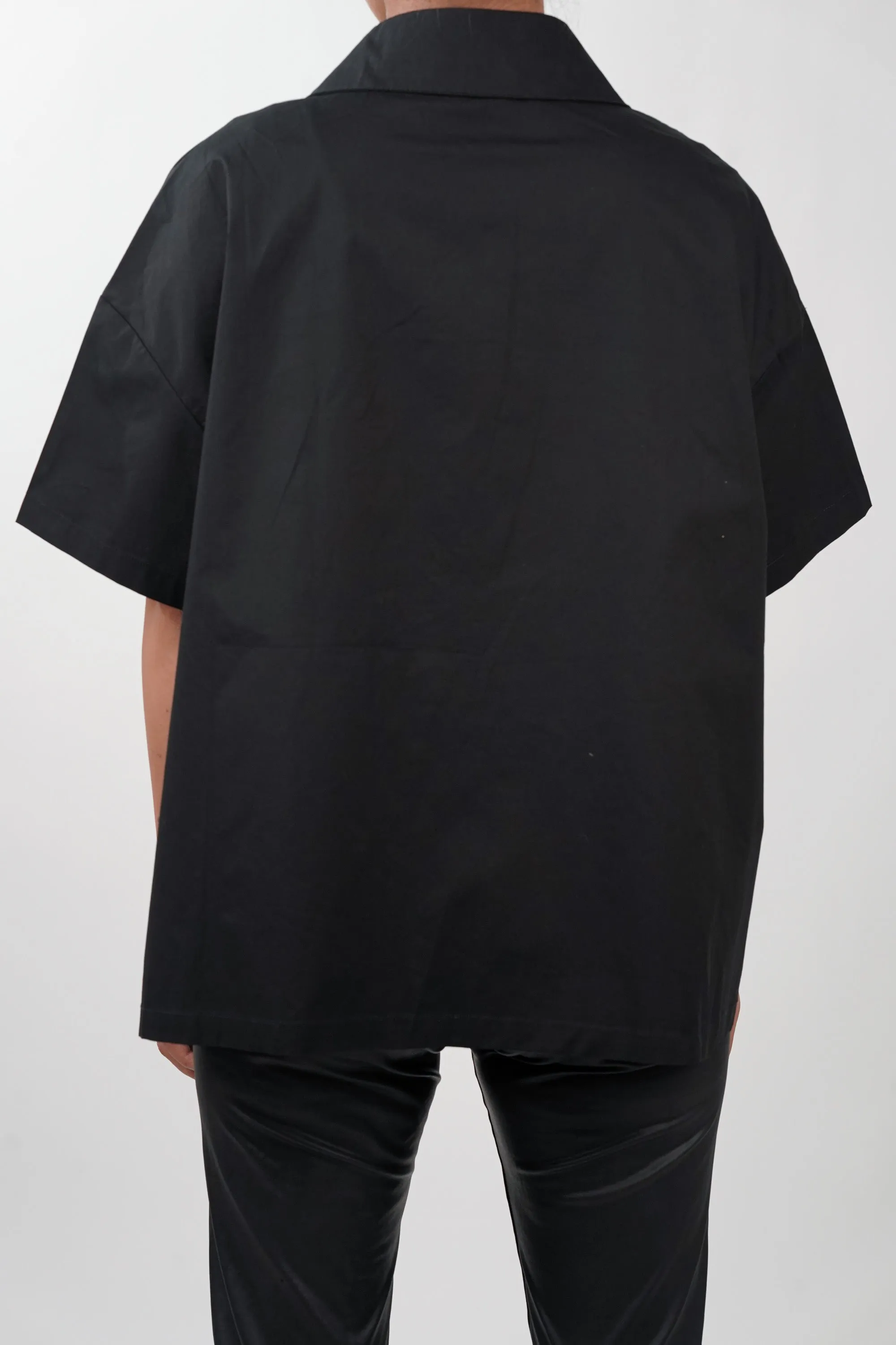 Dark Black Oversized Shirt