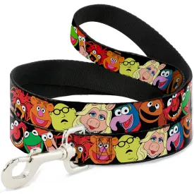 Dog Leash - Muppets Faces Black by Buckle-Down