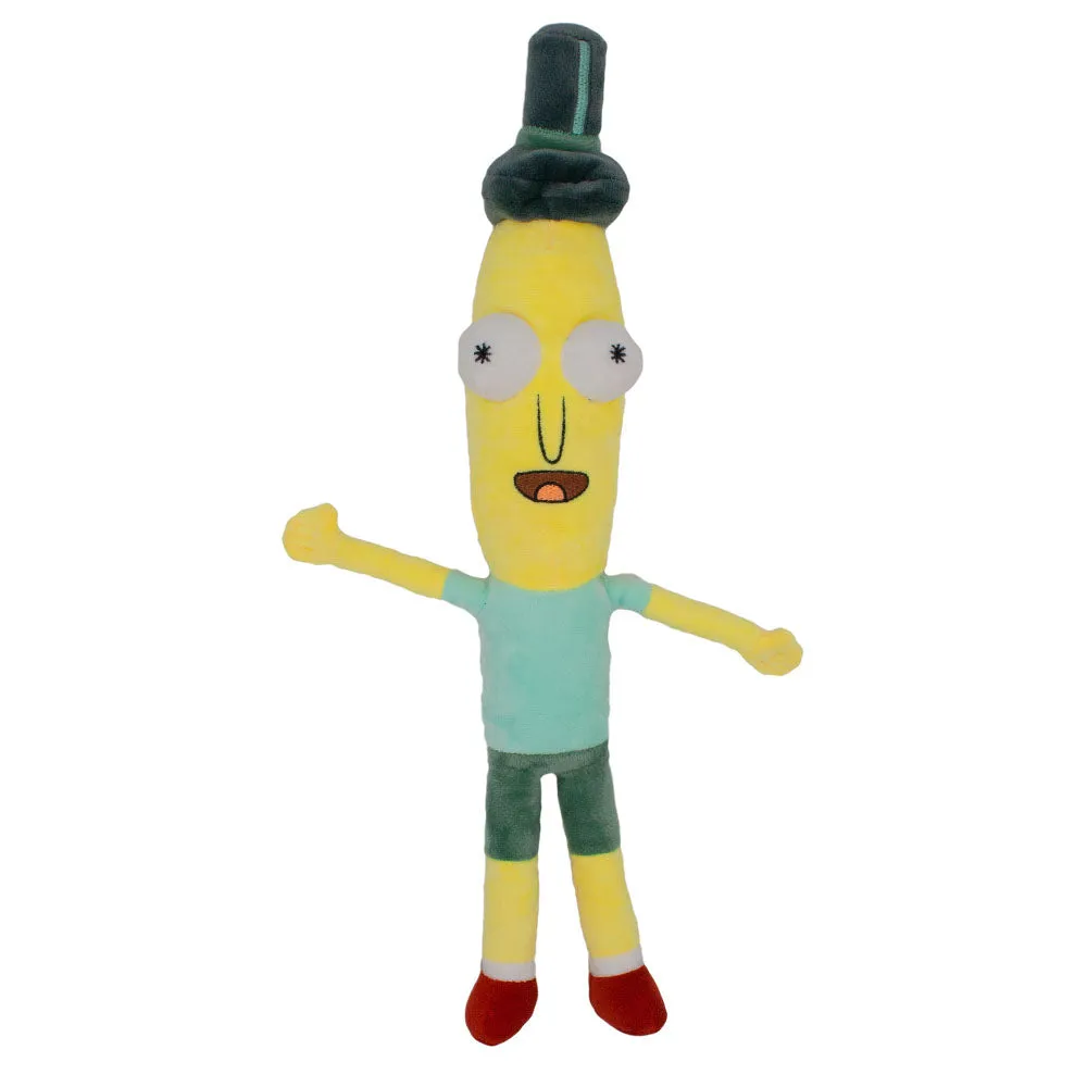 Dog Toy Squeaker Plush - Rick and Morty Mr. Poopybutthole Full Body Pose