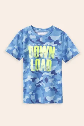 Down Load' Printed T-Shirt