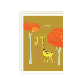 Giraffes New Baby Card