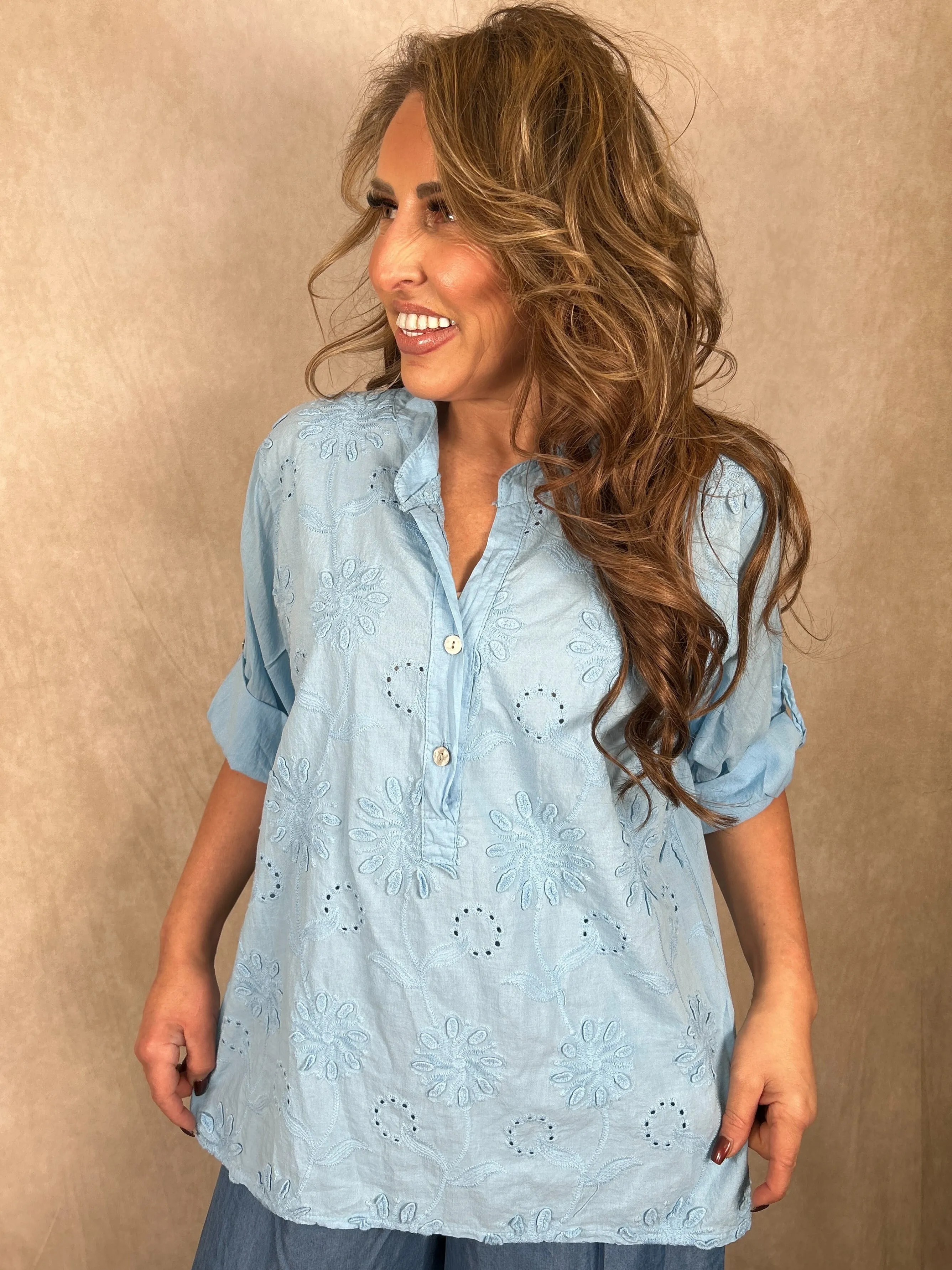 Louise Embroidered Shirt