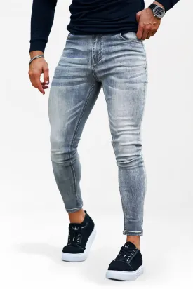 Men's Blue Skinny Jean - High Waist