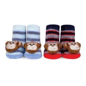 Monkey Rattle Socks