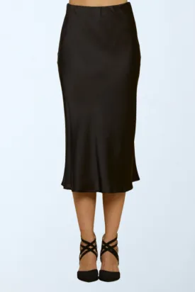 Satin Midi Skirt