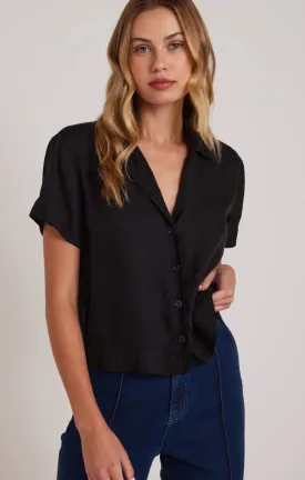 Short Sleeve Flowy Button Down