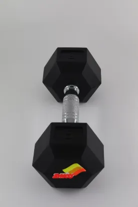 Synco Rubber Coated dumbbell Pair (2 x 5 KG)