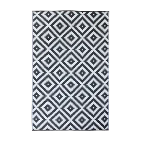 Urban Black and White Rug in PP - 180 x 270 cm