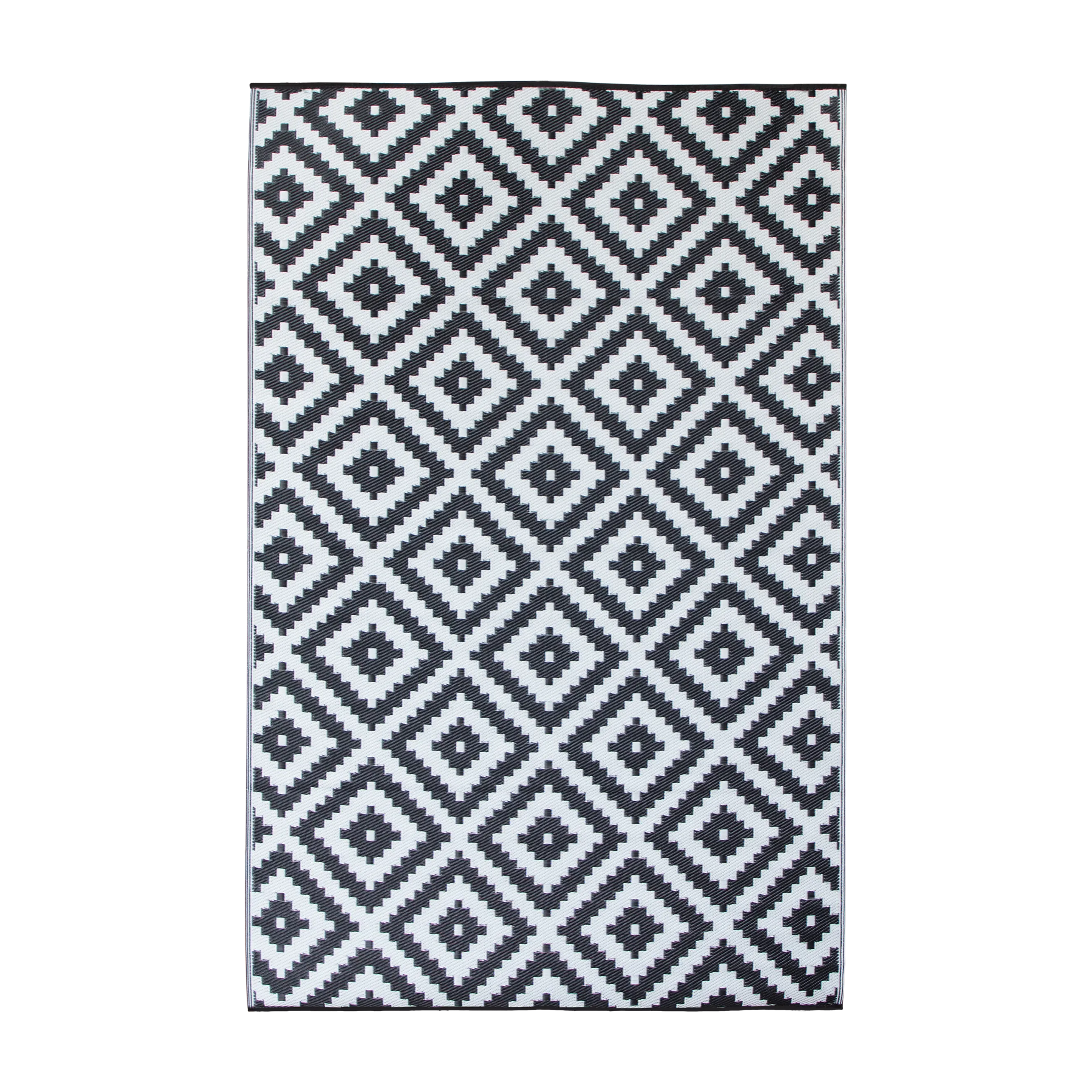 Urban Black and White Rug in PP - 180 x 270 cm