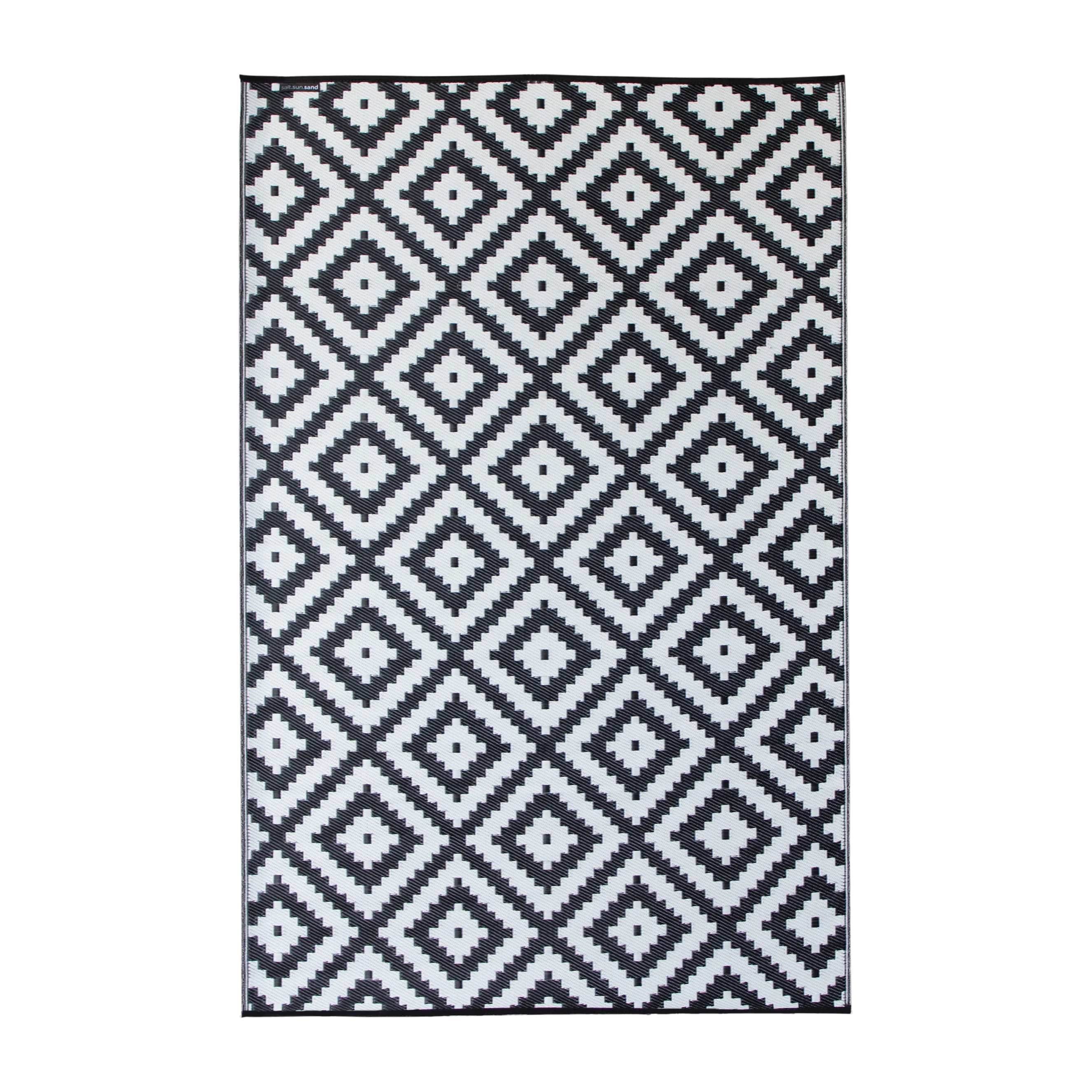 Urban Black and White Rug in PP - 180 x 270 cm